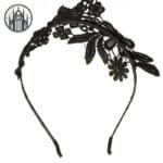 Accessoires Gothiques: Bandeau Gothique à Oeillet Renforcé