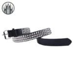 Accessoires Gothiques: Ceinture Gothique à Dentelle Avec Clous Pyramidaux