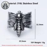 Bague En Acier Inoxydable De Luxe