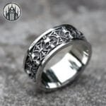 Bague En Acier Inoxydable Gravée: L’alliance Parfaite De Style Et Durabilité! - 9