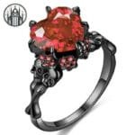 Bague En Acier Inoxydable Haut De Gamme - 6 / Rouge