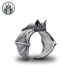 Bague Gothique Cercueil Pour Ton Style Funèbre - Argent