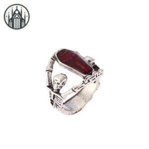 Bague Gothique Chauve-souris En Acier Inoxydable - 7