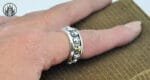 Bague Gothique Cobra En Argent Sterling Massif