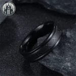 Bague Gothique élégante Et Mystérieuse - 49 / Black