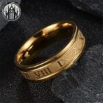 Bague Gothique élégante Et Mystérieuse - 49 / Gold
