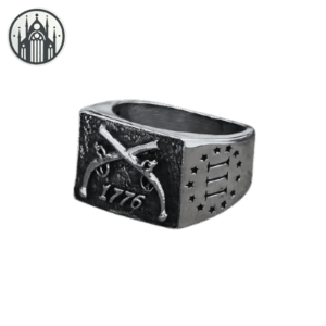 Bague Gothique En Acier Inoxydable 316l Resistant - 54