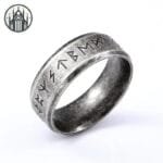 bague gothique en acier inoxydable pour hommes 494 Bague Gothique En Acier Inoxydable Pour Hommes