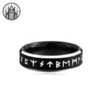 bague gothique en acier inoxydable pour hommes 54 br r150 6mm 758 Bague Gothique En Acier Inoxydable Pour Hommes - 54 / Br-r150 6mm