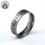 bague gothique en acier inoxydable pour hommes 54 lr r133 6mm 228 Bague Gothique En Acier Inoxydable Pour Hommes - 54 / Lr-r133 6mm