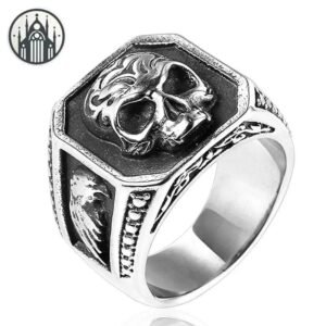 Bague Gothique Viking Acier 316L — Univers Gothique