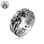 Bague Gothique En Argent: Style Unique Et Durable - 54mm / Argent 925