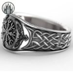 Bague Gothique Aegishjalmr Inoxydable — Univers Gothique