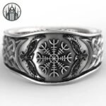 Bague Gothique Aegishjalmr Inoxydable — Univers Gothique (vue 2)