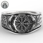 Bague Gothique Aegishjalmr Inoxydable — Univers Gothique (vue 4)