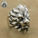 Bague Gothique Fleur En Argent 925 - Livraison Offerte