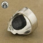 Bague Gothique Fleur En Argent 925 - Livraison Offerte