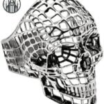Bague Gothique Crâne Acier 316L