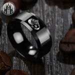 Bague Gothique Personnalisée En Acier Inoxydable