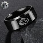 Bague Gothique Personnalisée En Acier Inoxydable - 54