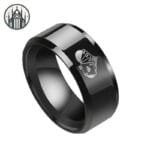 Bague Gothique Personnalisée En Acier Inoxydable