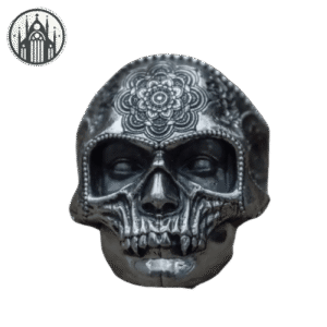 Bague Gothique Mandala Acier Inoxydable — Univers Gothique