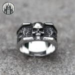 Bague Gothique Viking En Acier Inoxydable 316l Livraison Standard Offerte - 56.5