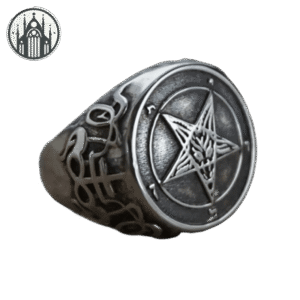 Bague Gothique Viking Acier Inoxydable — Univers Gothique