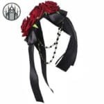 Bandeau Gothique Main Squelette: Style D’enfer! - Rouge