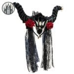 Bandeau Gothique Rose Avec Voile élégant - Livraison Standard Offerte