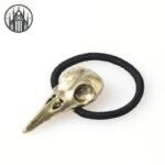 Elastique Cheveux Crâne Corbeau Gothique