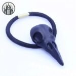 Elastique Cheveux Crâne Corbeau Gothique — Univers Gothique (vue 2)