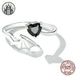 Bijoux Argenté De Luxe Incrusté De Zircons