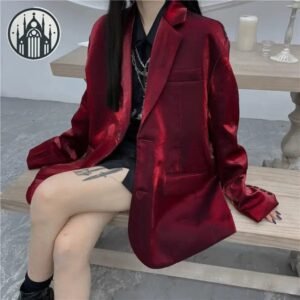 Veste Gothique Coton Polyester Large Femme — Univers Gothique