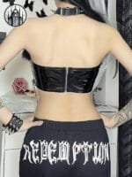 Blouse Gothique En Coton Et Spandex: Livraison Standard Gratuite!