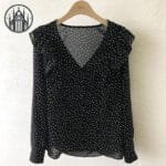 Blouse Gothique En Polyester Doux - Livraison Standard Offerte