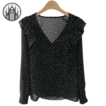 Blouse Gothique En Polyester Doux - Livraison Standard Offerte
