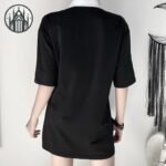 Blouse Gothique Dragon Manche Courte — Univers Gothique (vue 2)