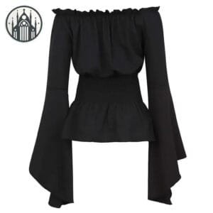 Blouse Gothique épaules Dénudées Taille élastique 2 Blouse Gothique épaules Dénudées Taille élastique - s