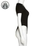 Body Gothique Lacets Manches Courtes — Univers Gothique (vue 3)