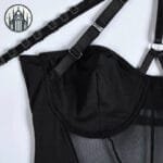 Body Gothique Avec Harnais Intégré - Livraison Offerte