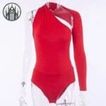 Body Gothique Buste à Lacet: Livraison Standard Offerte! - Rouge / s