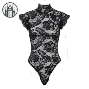 Body Gothique Noir Manche Longue — Univers Gothique