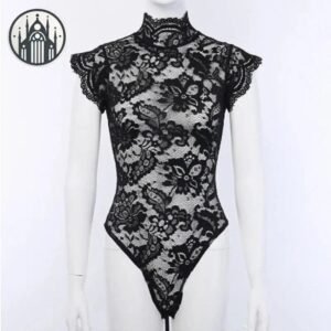 Body Gothique Dentelle Lacet Dos — Univers Gothique