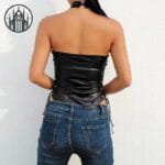 Body Gothique Femme En Polyester Et Spandex Avec Livraison Standard Offerte
