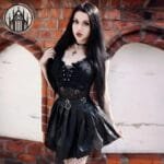 Body Gothique Noir Moulante Dentelle: Livraison Standard Offerte!