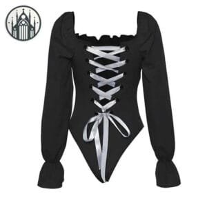 Body Gothique Streetwear Pour Femme - Livraison Standard Offerte 1 Body Gothique Streetwear Pour Femme - Livraison Standard Offerte - s