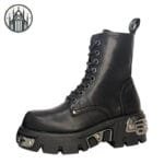 Botte Gothique à Bout Rond: Livraison Standard Offerte! - 38