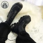 Botte Gothique à Bout Rond: Livraison Standard Offerte! - 38