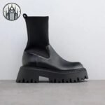 Bottes Gothiques Compensées Chaîne Femme — Univers Gothique (vue 2)